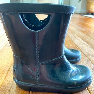 Toddler UGG black rain boots size 8
